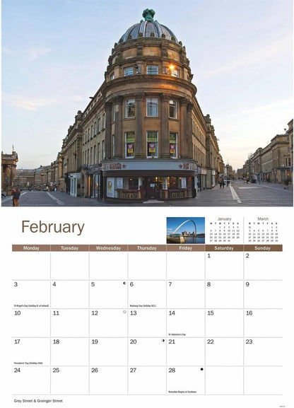 Newcastle A4 Calendar 2025 (PFP)