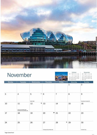 Newcastle A4 Calendar 2025 (PFP)