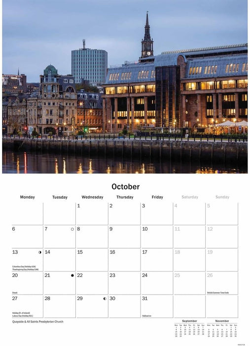 Newcastle A5 Calendar 2025