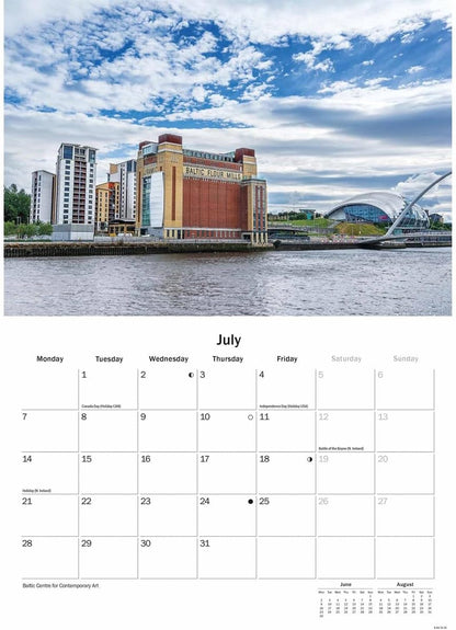 Newcastle A5 Calendar 2025