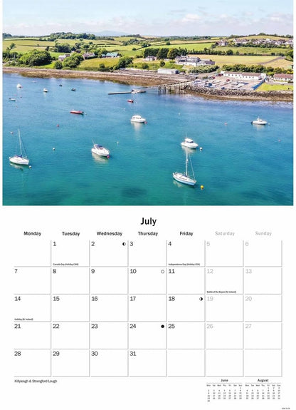 Northern Ireland A5 Calendar 2025