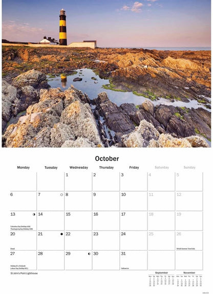 Northern Ireland A5 Calendar 2025