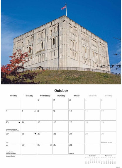 Norwich A5 Calendar 2025