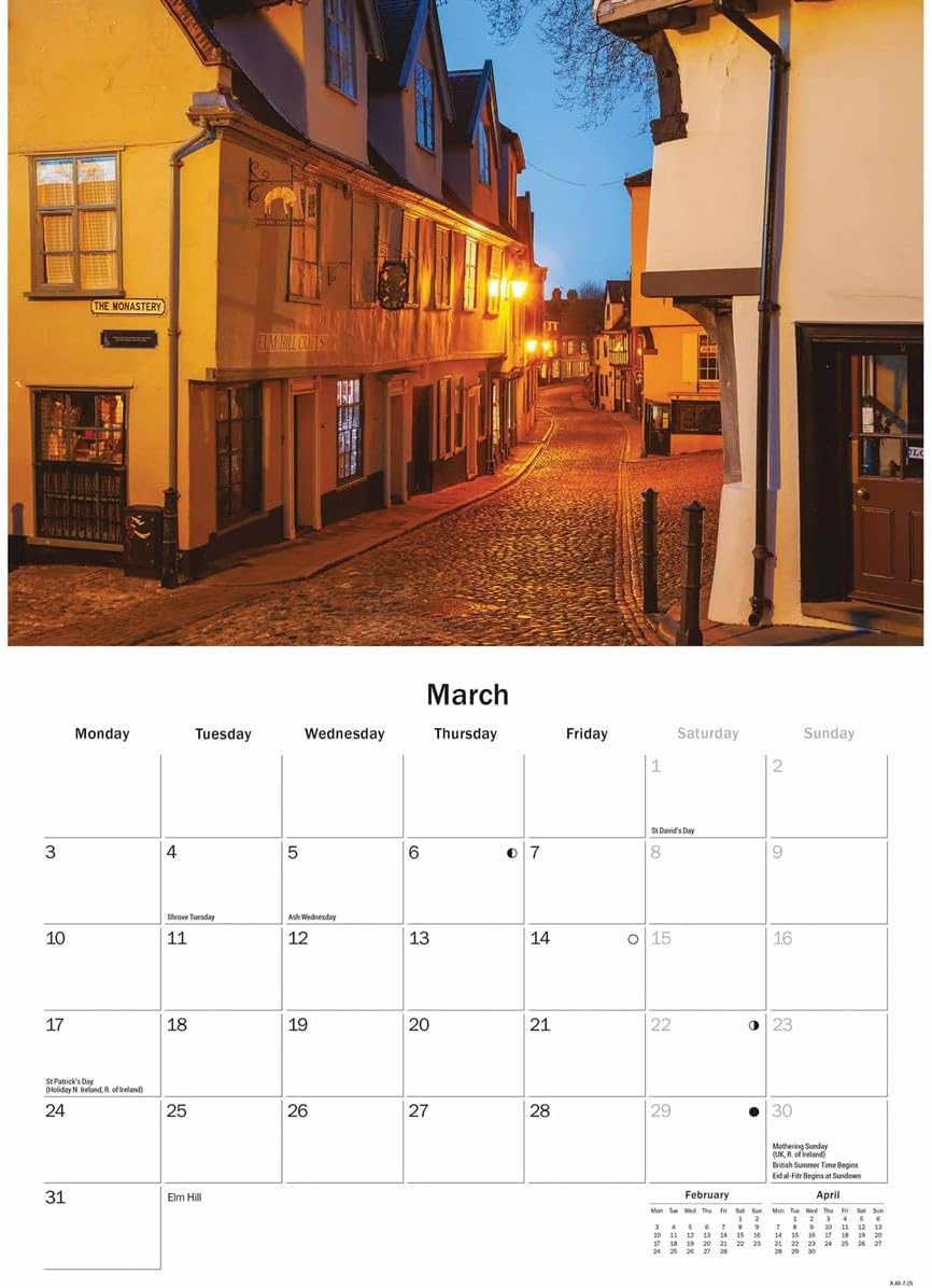 Norwich A5 Calendar 2025