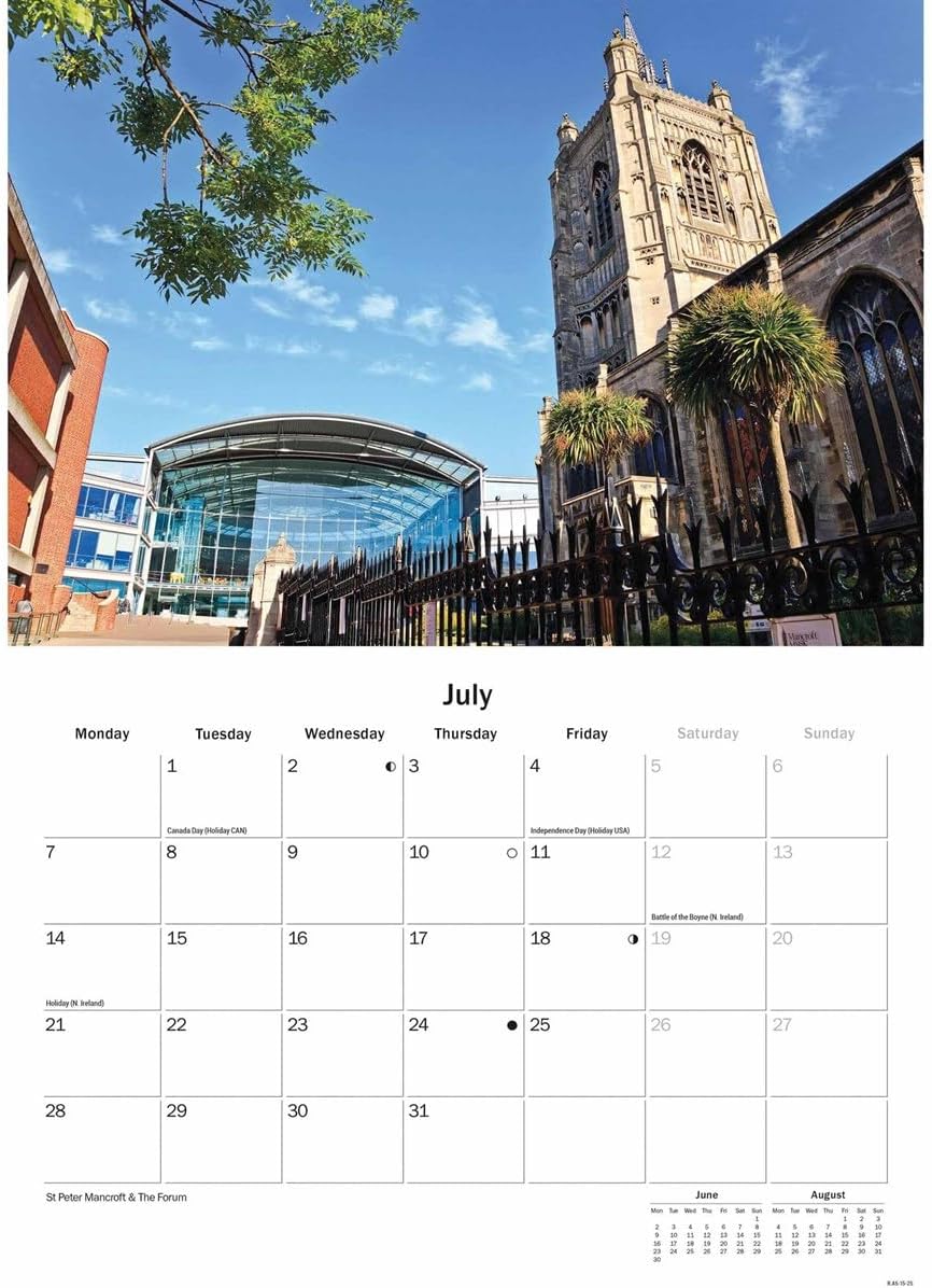 Norwich A5 Calendar 2025