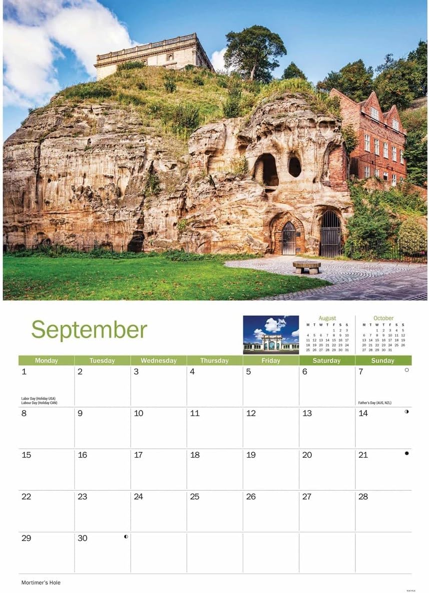 Nottingham A4 Calendar 2025 (PFP)