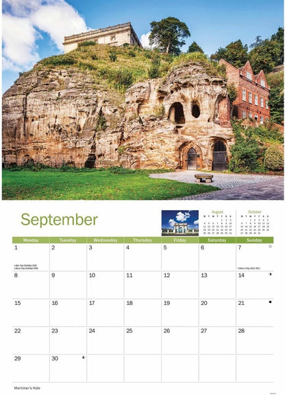 Nottingham A4 Calendar 2025 (PFP)