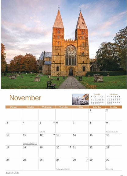 Nottinghamshire A4 Calendar 2025 (PFP)