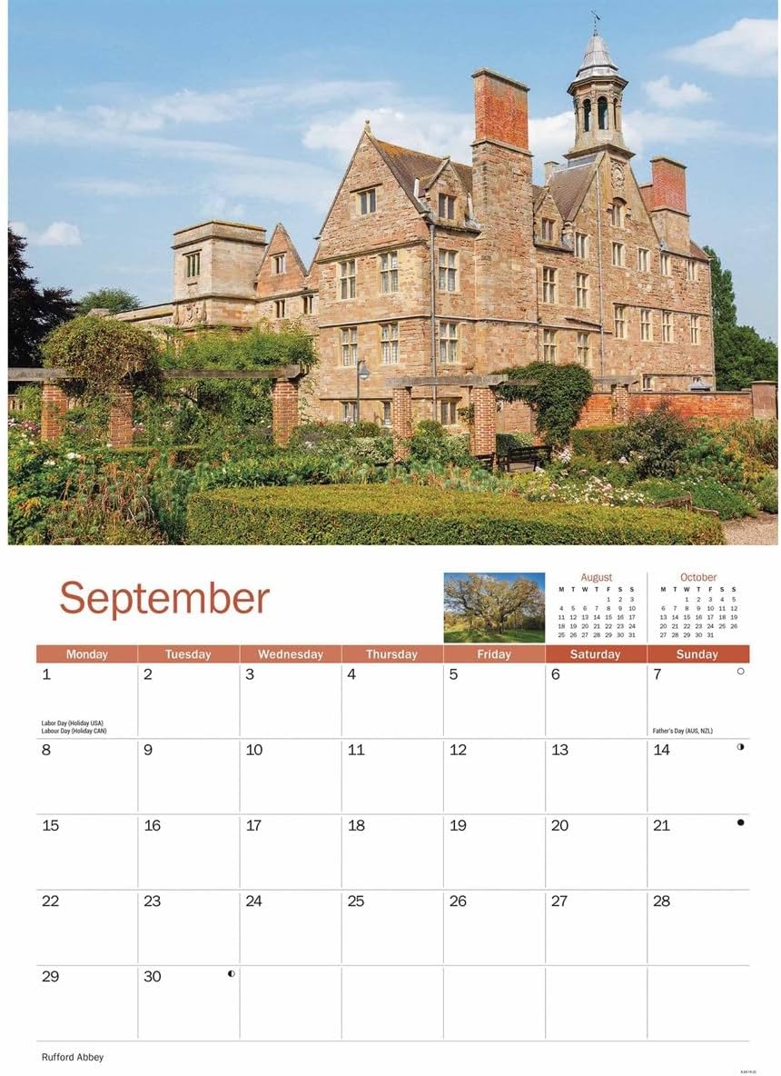 Nottinghamshire A4 Calendar 2025 (PFP)
