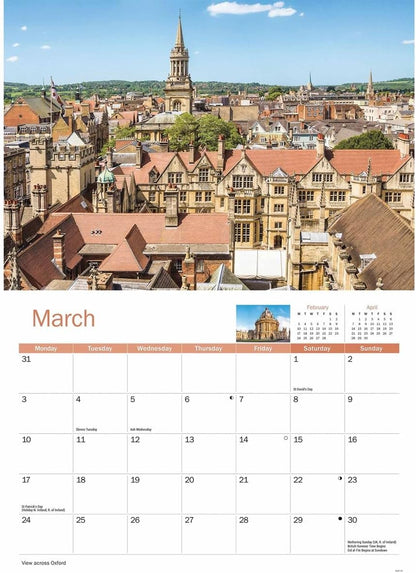 Oxford A4 Calendar 2025 (PFP)