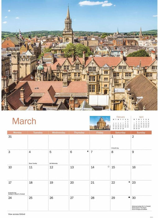 Oxford A4 Calendar 2025 (PFP)