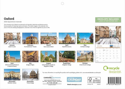 Oxford A4 Calendar 2025 (PFP)