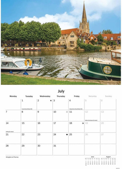 Oxfordshire A5 Calendar 2025