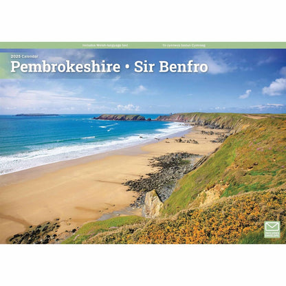 Pembrokeshire A4 Calendar 2025 (PFP)
