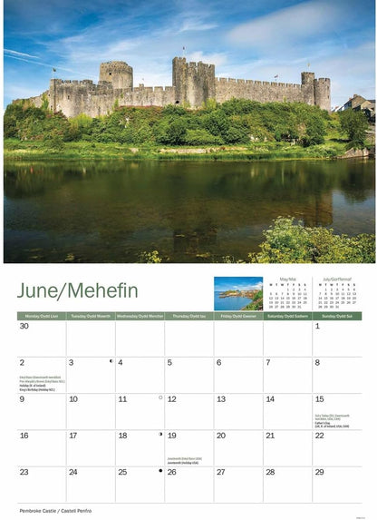 Pembrokeshire A4 Calendar 2025 (PFP)