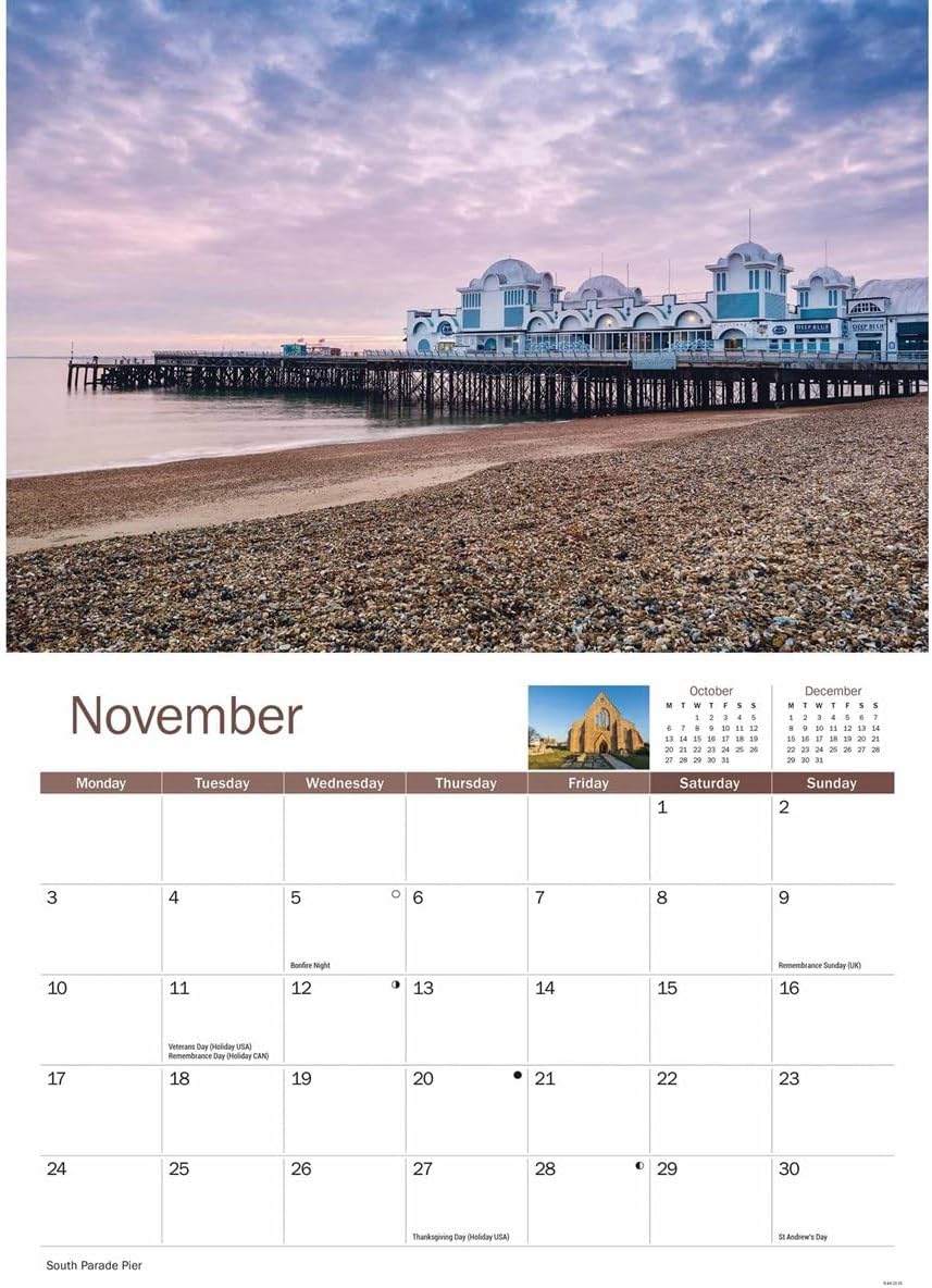 Portsmouth A4 Calendar 2025 (PFP)