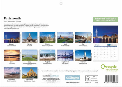 Portsmouth A4 Calendar 2025 (PFP)