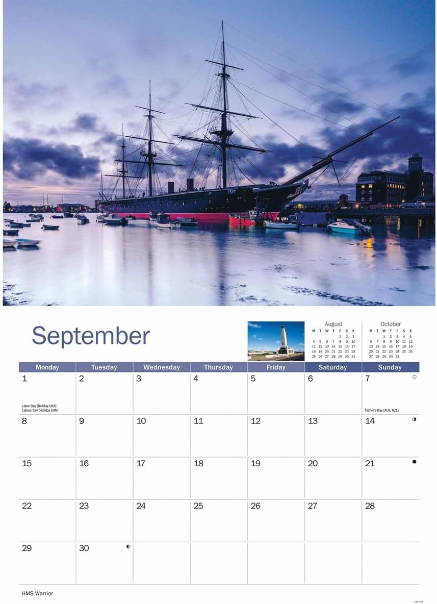 Portsmouth A4 Calendar 2025 (PFP)