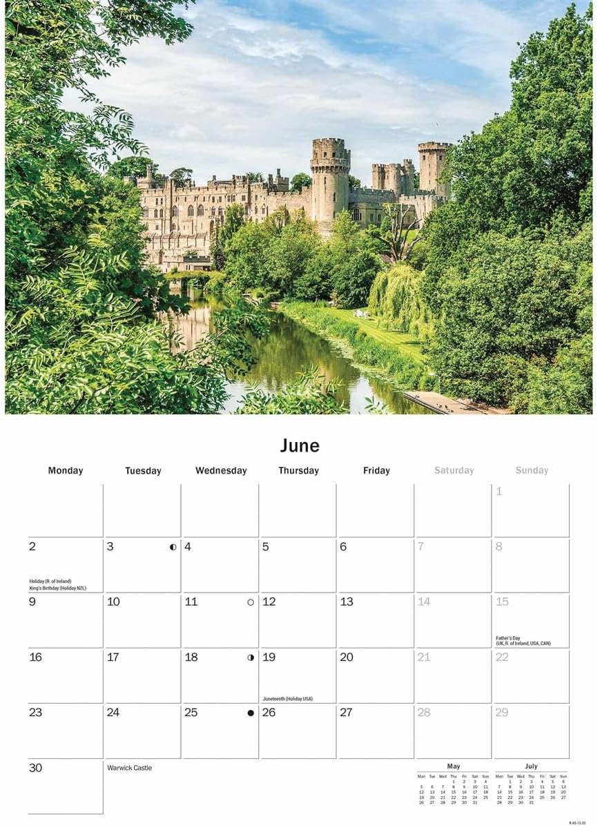 Shakespeare Country - Stratford-upon-avon A5 Calendar 2025