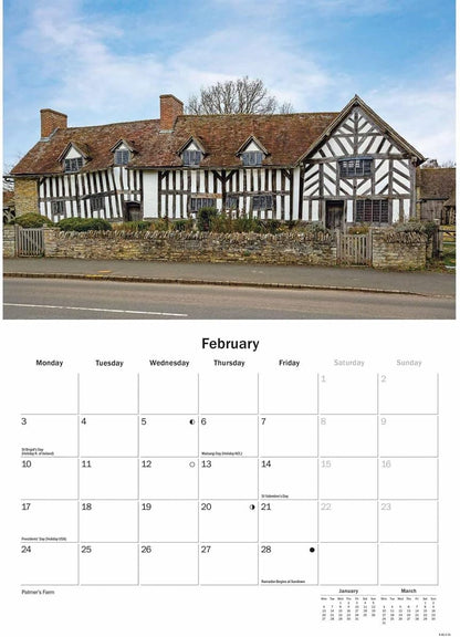 Shakespeare Country - Stratford-upon-avon A5 Calendar 2025
