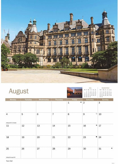 Sheffield A4 Calendar 2025 (PFP)