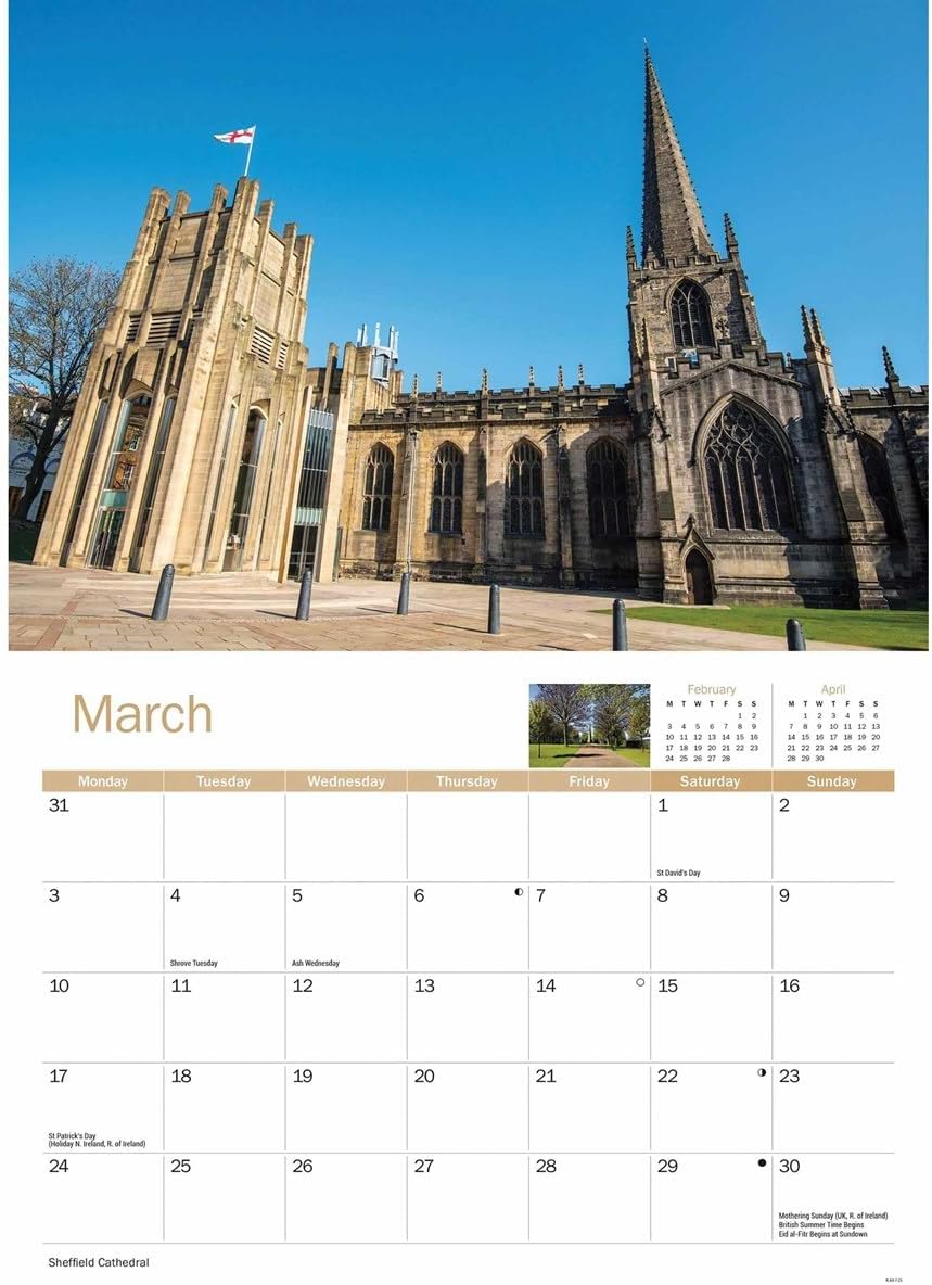 Sheffield A4 Calendar 2025 (PFP)