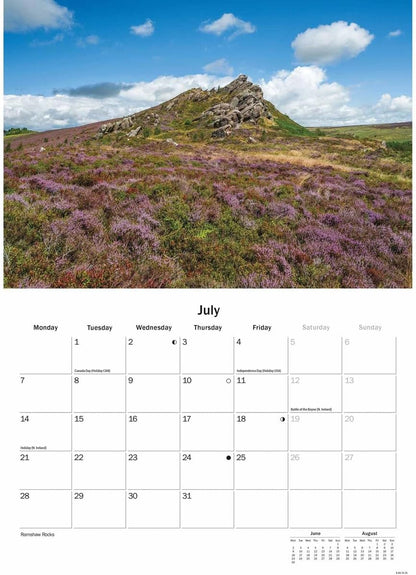 Staffordshire A5 Calendar 2025