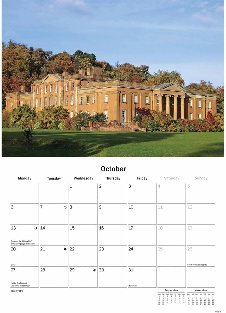 Staffordshire A5 Calendar 2025
