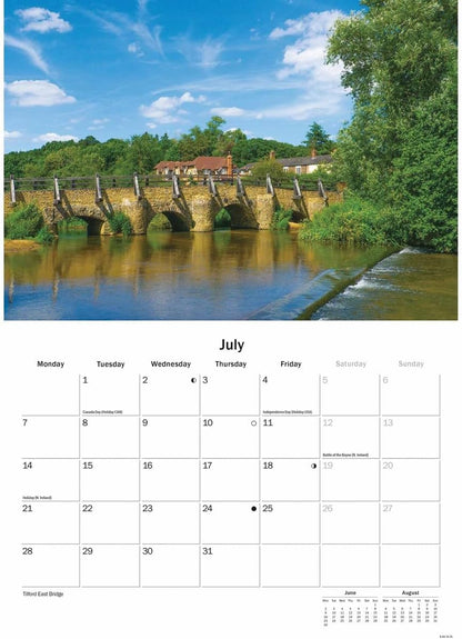 Surrey A5 Calendar 2025
