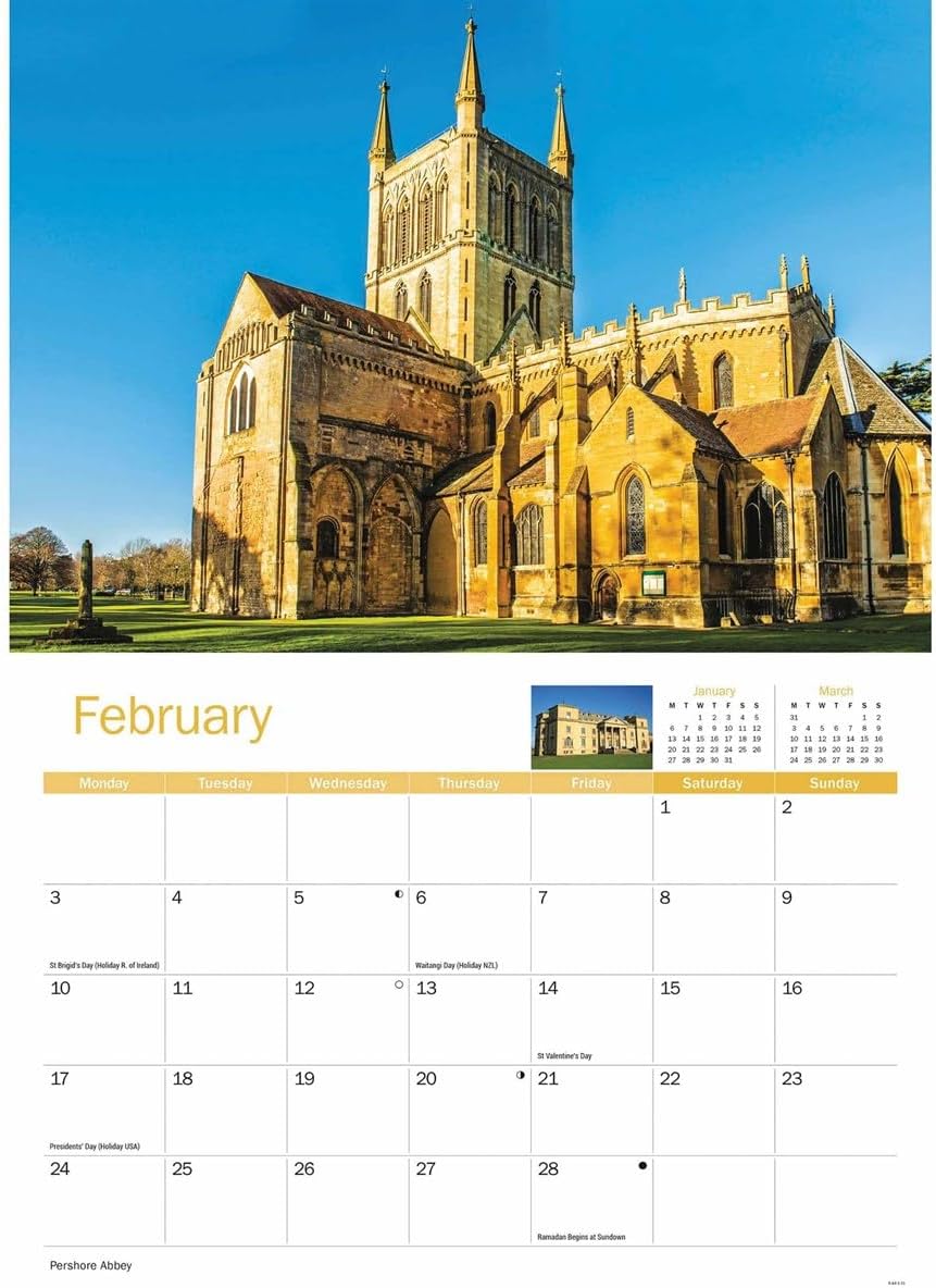 Worcestershire A4 Calendar 2025 (PFP)