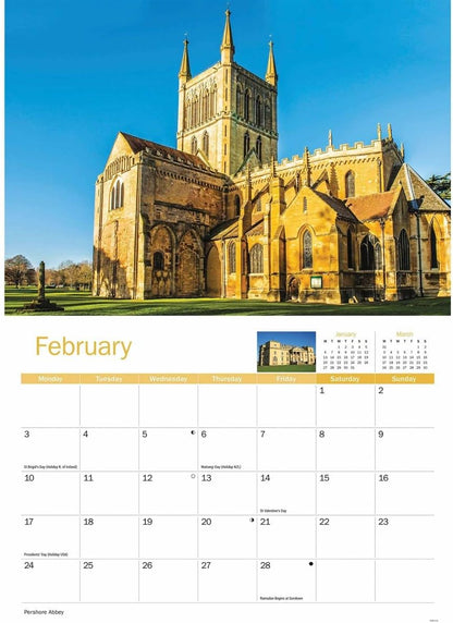 Worcestershire A4 Calendar 2025 (PFP)