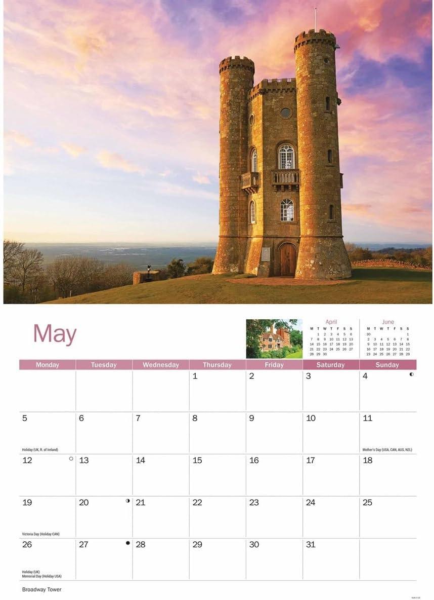 Worcestershire A4 Calendar 2025 (PFP)