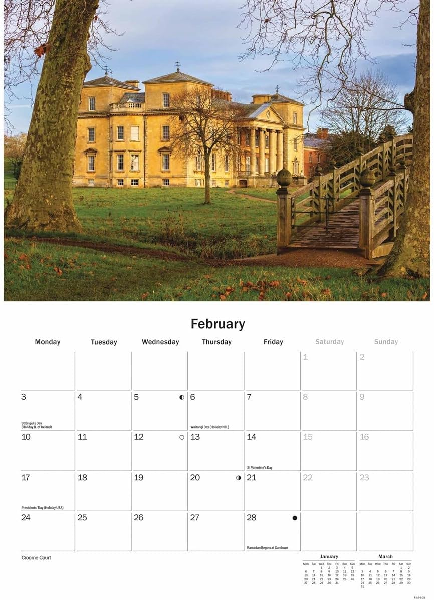 Worcestershire A5 Calendar 2025