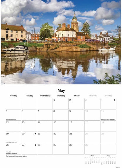 Worcestershire A5 Calendar 2025
