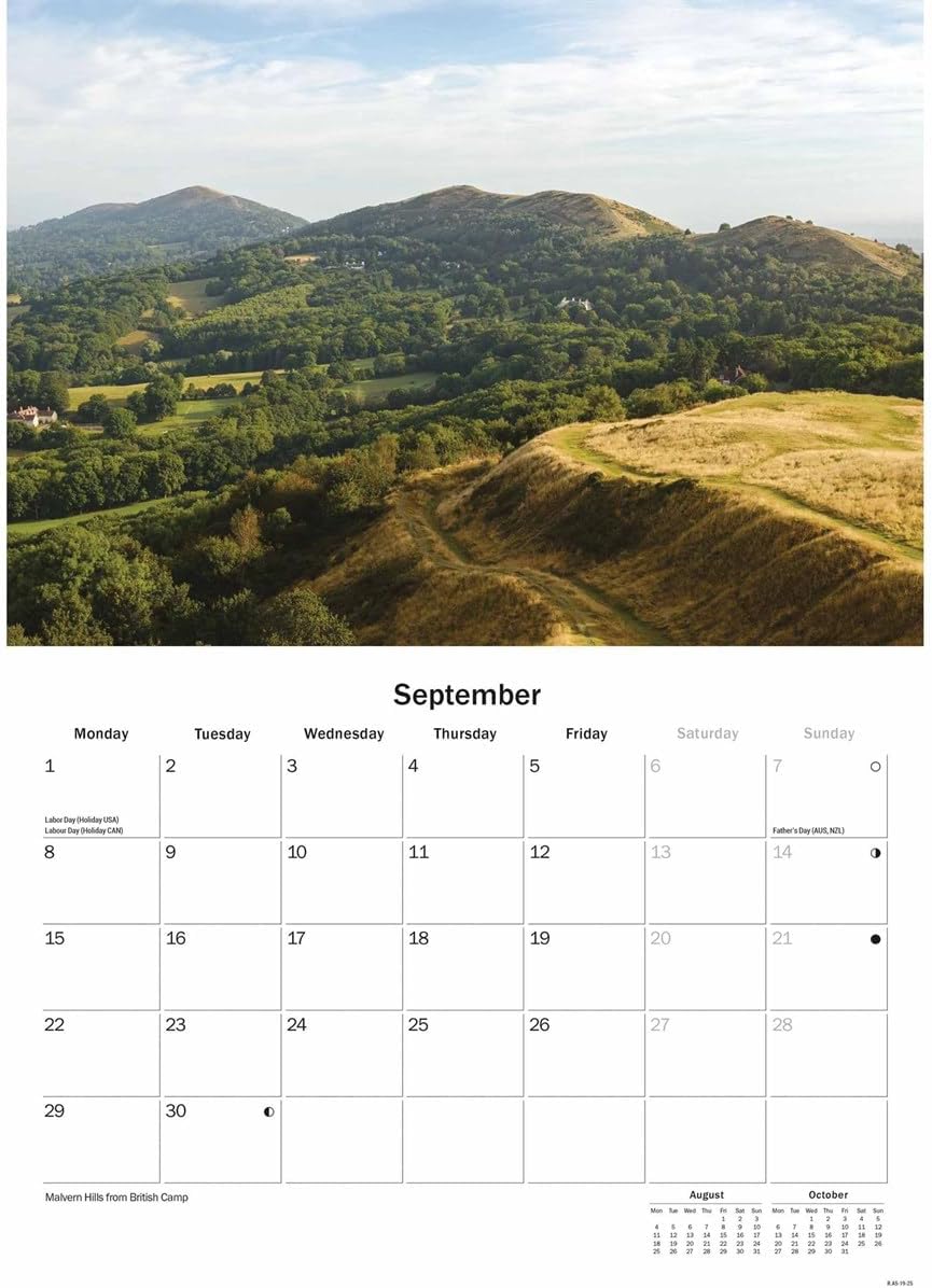 Worcestershire A5 Calendar 2025