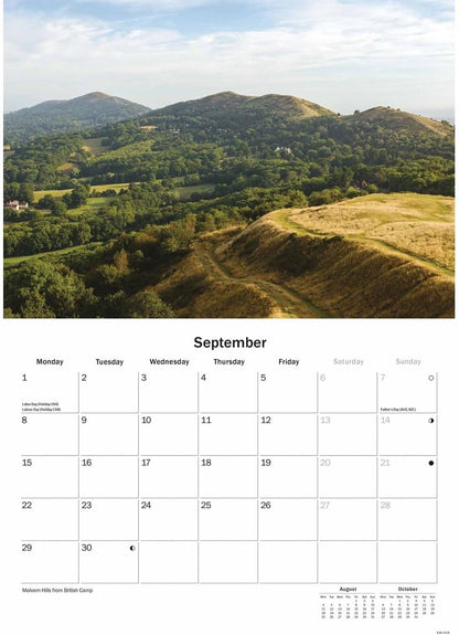 Worcestershire A5 Calendar 2025