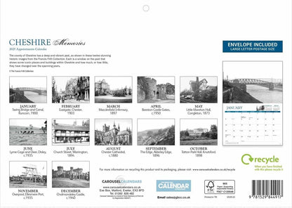 Cheshire Memories A4 Calendar 2025 (PFP)