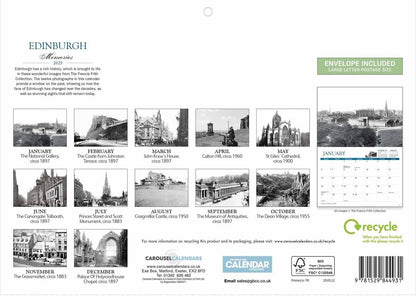 Edinburgh Memories A4 Calendar 2025 (PFP)