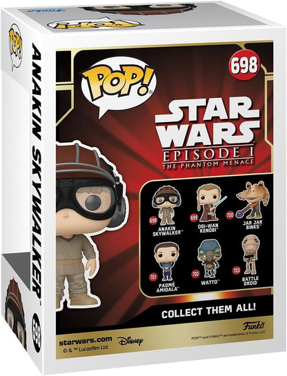 Funko POP! Star Wars: Episode 1 The Phantom Menace Anniversary - Anakin Skywalker With Helmet - Collectable Vinyl Figure - Gift Idea - Official Merchandise - Toys for Kids & Adults - Movies Fans