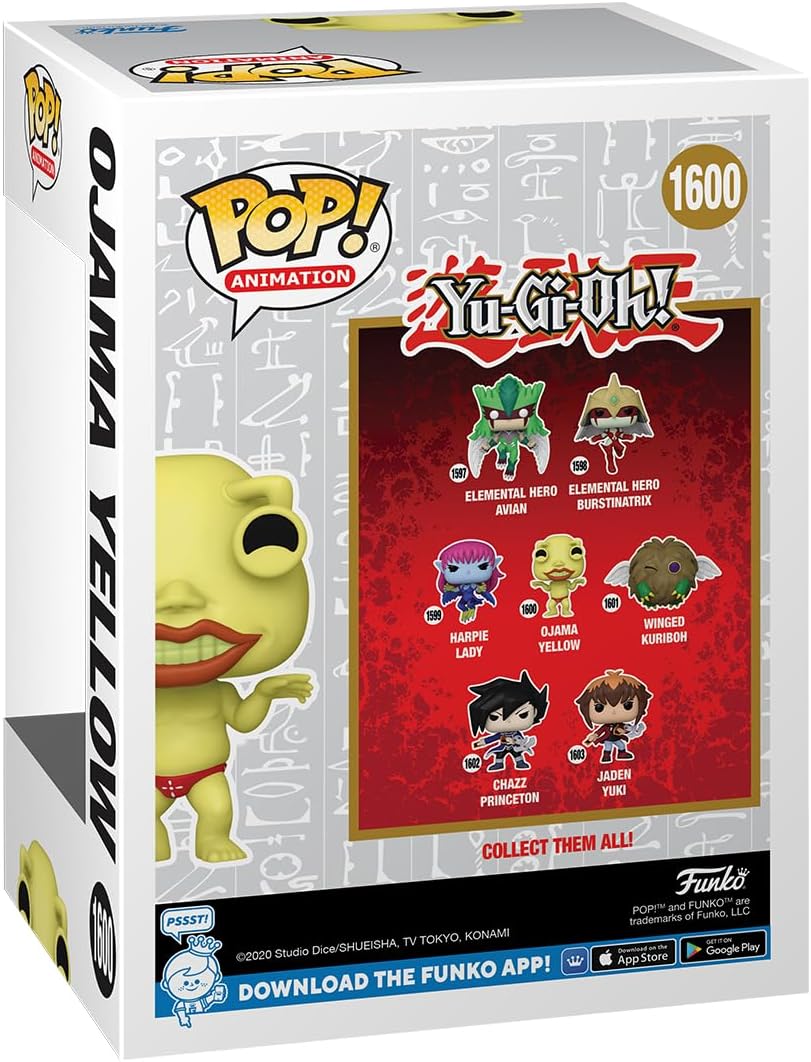 Funko Yu-Gi-Oh! Figura Vinilo Ojama Yellow 1600 Unisex Pop! Multicolor PVC