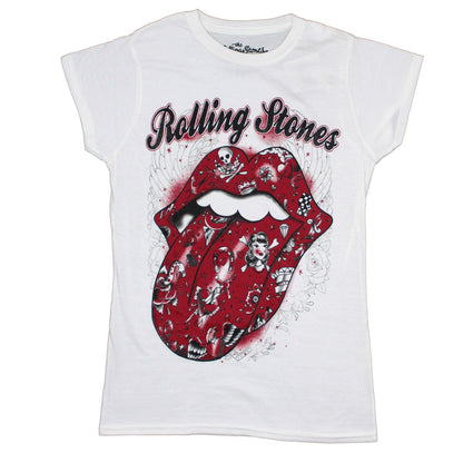Rolling Stones (The): Tattoo Flash (T-Shirt Donna Tg. Xl)