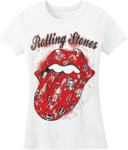 Rolling Stones (The): Tattoo Flash (T-Shirt Donna Tg. Xl)