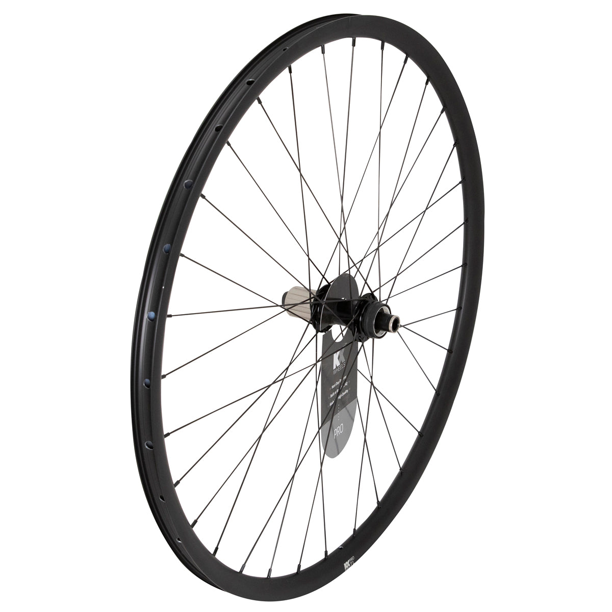 KX Pro Gravel Disc Tubeless Thru Axle Wheels in Black - Wheelset [Black]