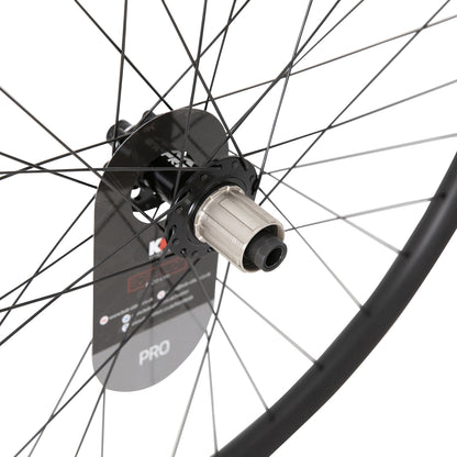 KX Pro 27.5`` MTB Disc Tubeless Thru Axle Wheels in Black - Wheelset [Black]