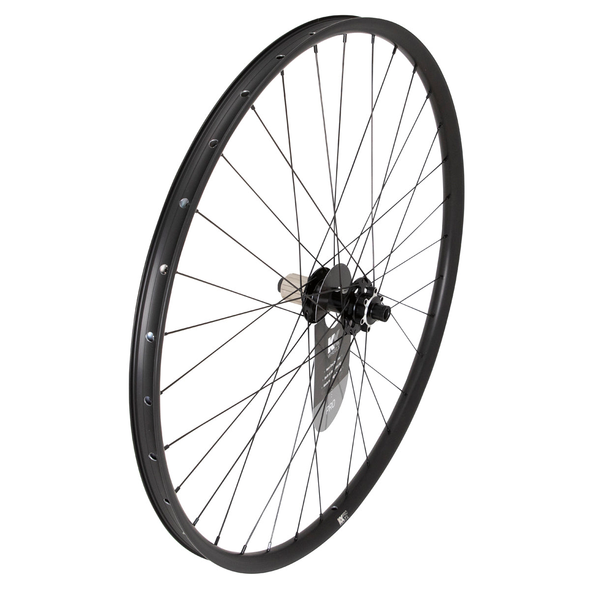 KX Pro 29`` MTB Disc Tubeless Thru Axle Wheels in Black - Wheelset [Black]