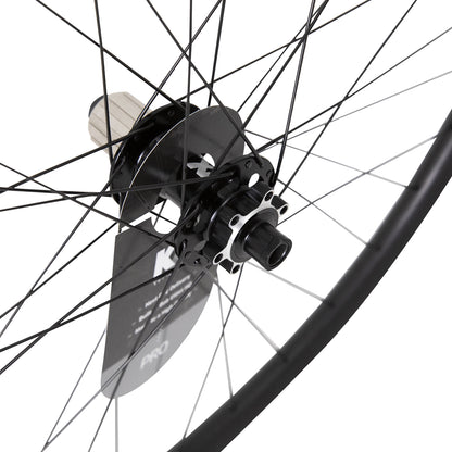 KX Pro 29`` MTB Disc Tubeless Thru Axle Wheels in Black - Wheelset [Black]