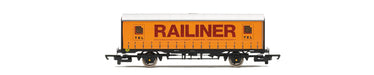 Hornby R60216 Railiner, PVA Van-Era 8 Railway-Rolling Stock Wagon Packs, Yellow