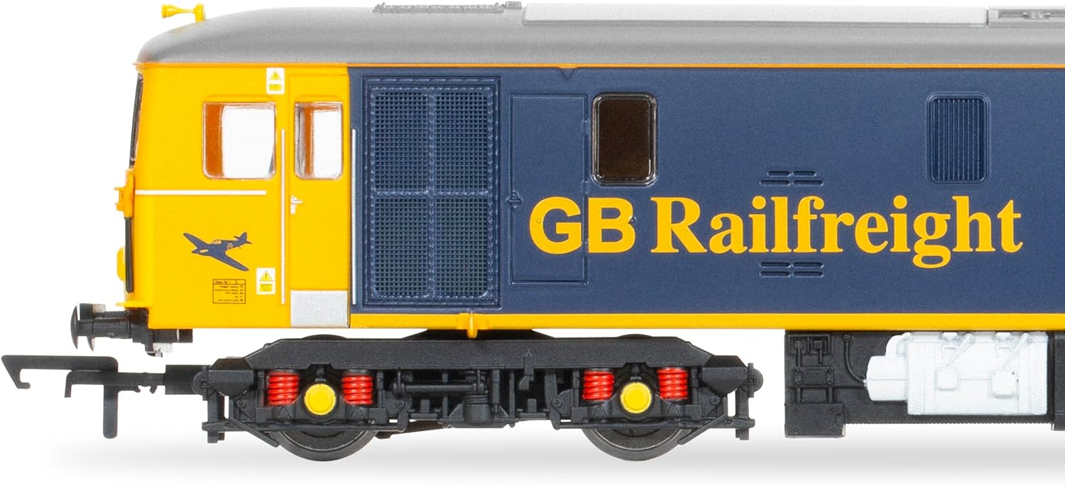 Hornby R30176TXS Railroad Plus GB Railfreight, Klasse 73, BO, 73109 „Luftschlacht um England“ – Eisenbahnlokomotiven der 10. Epoche, blau und orange