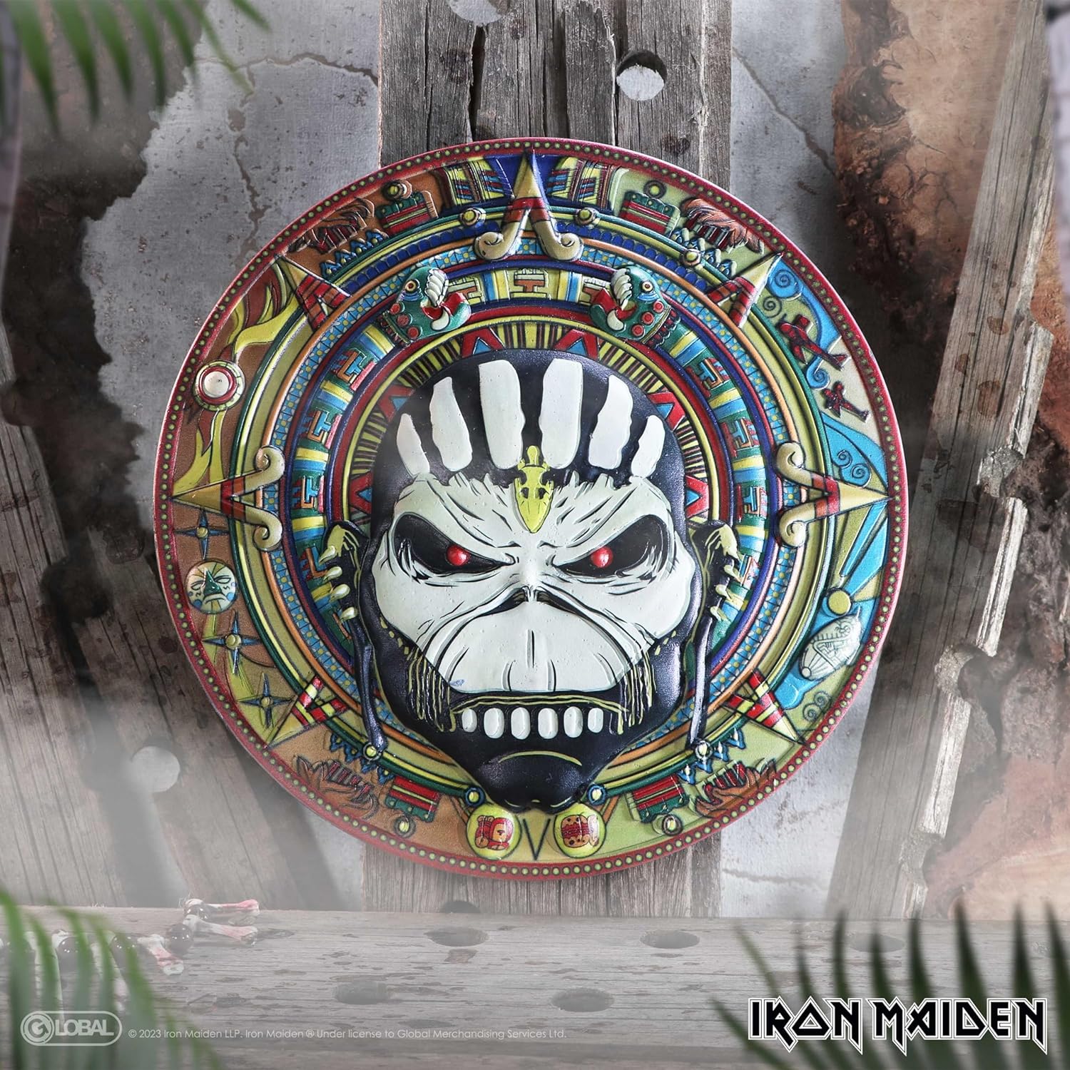Nemesis Now Wall Plaque, Resin, Multicoloured, 29cm, Nemesis Now Wandschild, Kunstharz, mehrfarbig, 29 cm