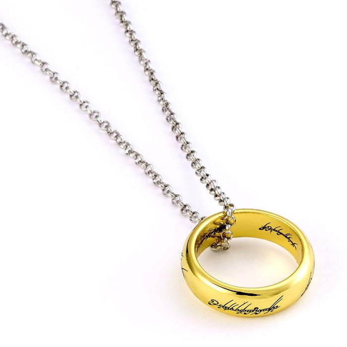The Lord of The Rings One Ring Necklace, Gold, LRN00002, One Size, Gold, No Gemstone